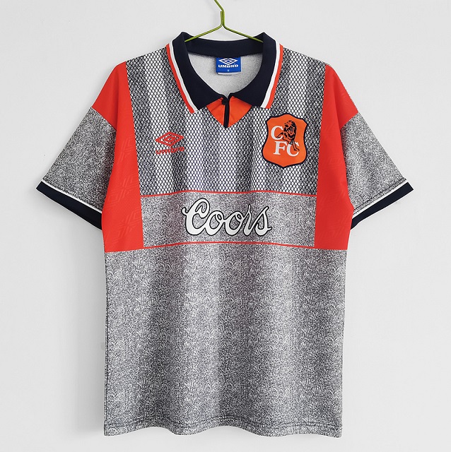 AAA Quality Chelsea 94/96 Away Grey Soccer Jersey